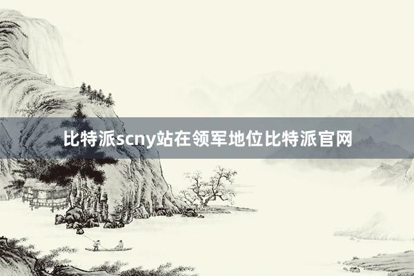 比特派scny站在领军地位比特派官网