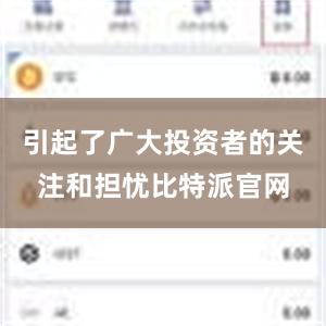 引起了广大投资者的关注和担忧比特派官网